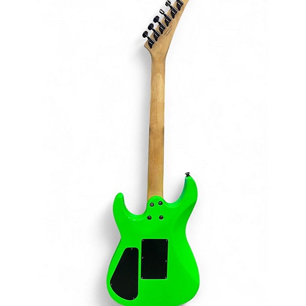 Used Jackson DK2XR Dinky Neon Green Solid Body Electric Guitar