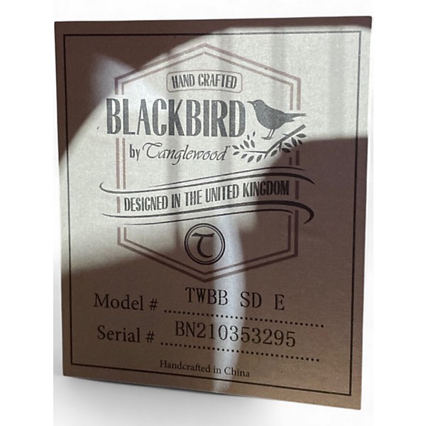 Used Tanglewood BLACKBIRD Black Acoustic Electric Guitar