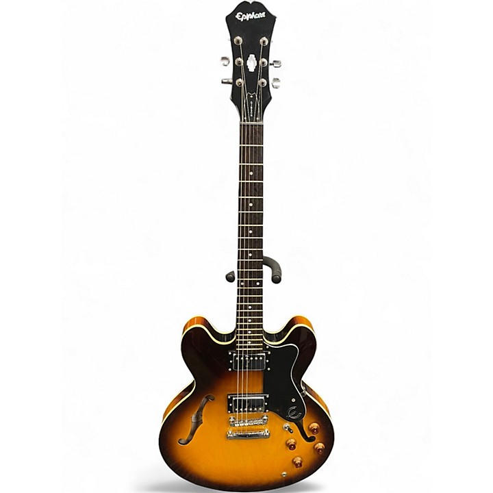 Used Epiphone Dot 2 Color Sunburst Hollow Body Electric Used Epiphone Dot 2 Color Sunburst Hollow Body Electric