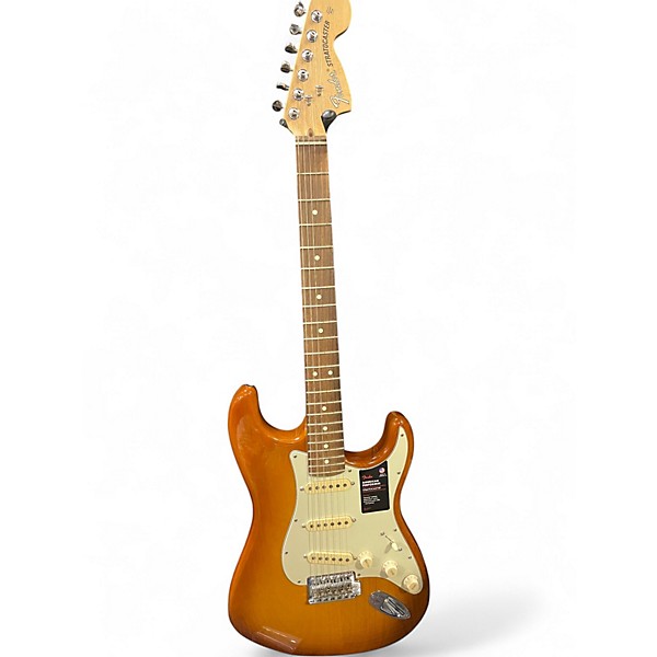 Used Fender American Performer Stratocaster SSS Honey Burst Solid Body Electric Guitar