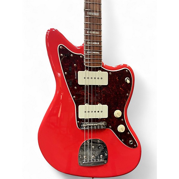 Used Fender 60th Anniversary Limited Edition Jazzmaster Fiesta Red Solid Body Electric Guitar