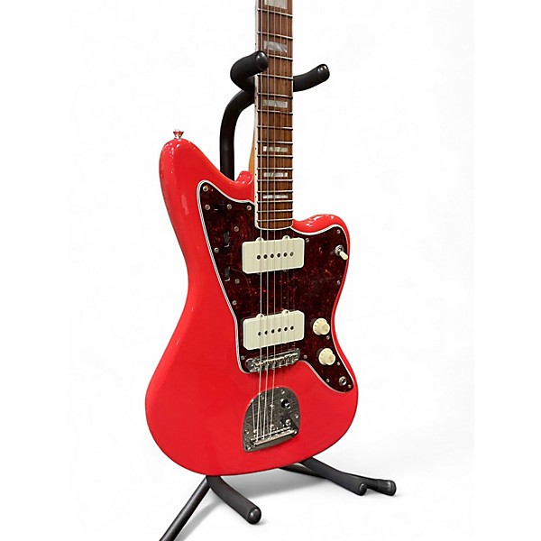 Used Fender 60th Anniversary Limited Edition Jazzmaster Fiesta Red Solid Body Electric Guitar