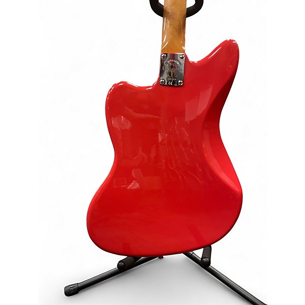 Used Fender 60th Anniversary Limited Edition Jazzmaster Fiesta Red Solid Body Electric Guitar