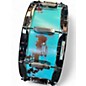 Used WFLIII Drums 14X5 maple snare Patina black Drum
