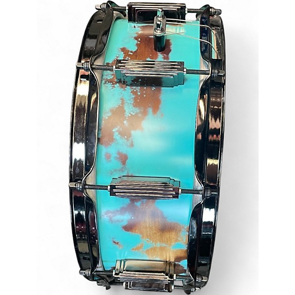 Used WFLIII Drums 14X5 maple snare Patina black Drum