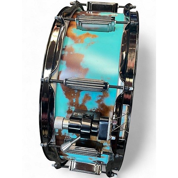 Used WFLIII Drums 14X5 maple snare Patina black Drum