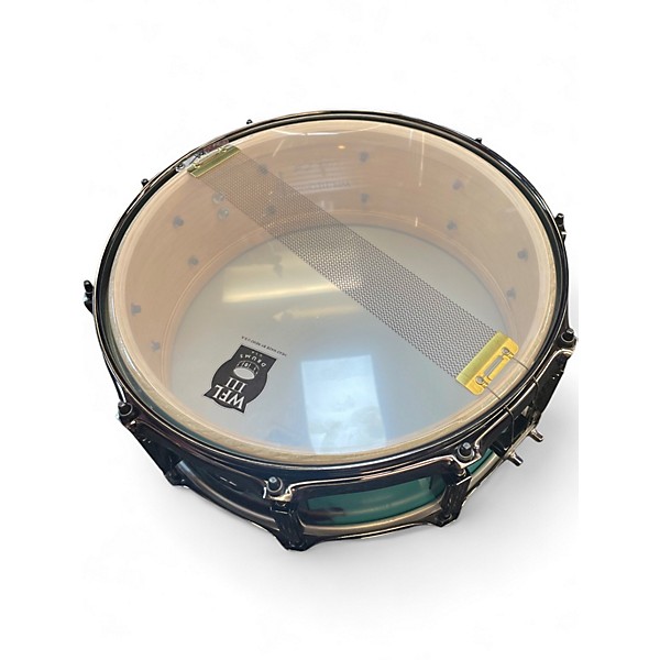 Used WFLIII Drums 14X5 maple snare Patina black Drum