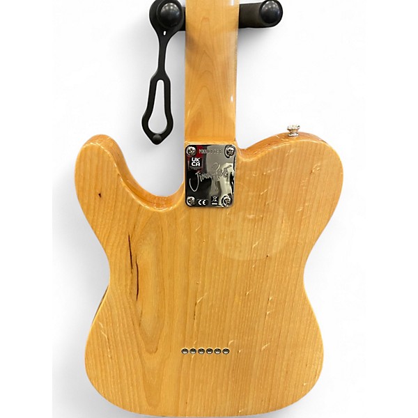 Used Fender Jimmy Page Dragon Art Telecaster Natural Solid Body Electric Guitar