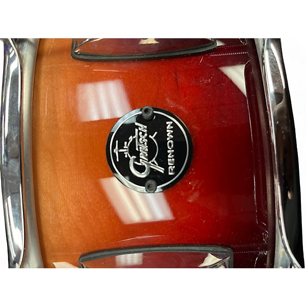 Used Gretsch Drums 5.5X14 Renown Snare Cherry Burst Drum