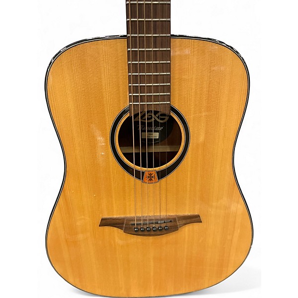 Used Lag Guitars T80 Natural Acoustic Guitar Natural