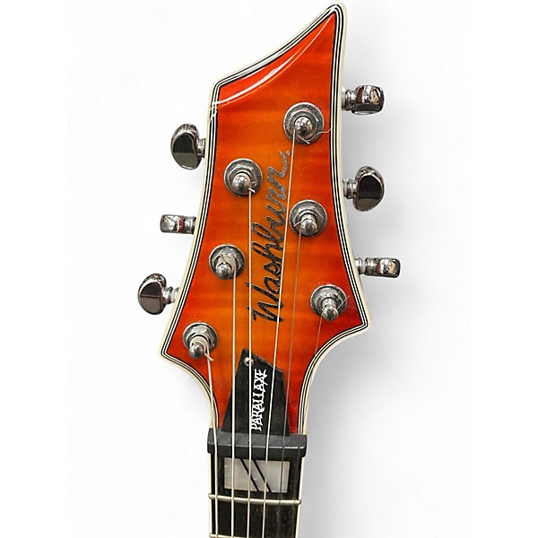 Used Washburn Parallaxe Honey Burst Solid Body Electric Guitar