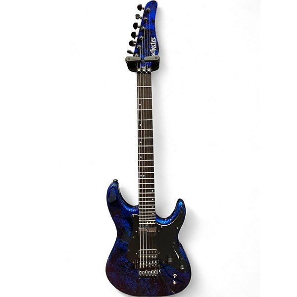 Used Schecter Guitar Research Sun Valley Super Shredder FR-S Blue Reign Solid Body Electric Guitar