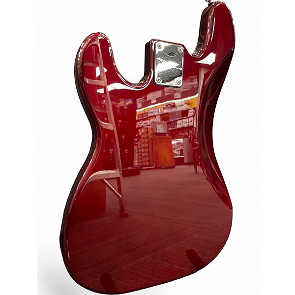 Used Dean Paramount Metallic Red Electric Bass Guitar