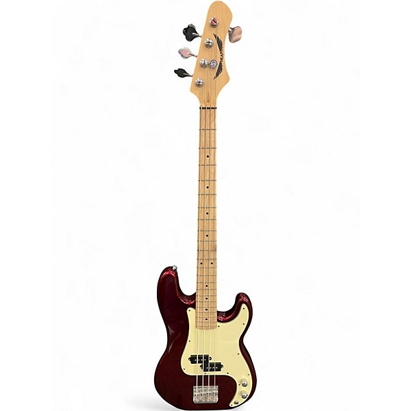 Used Dean Paramount Metallic Red Electric Bass Guitar