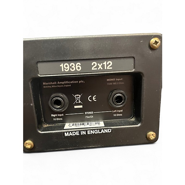 Used Marshall 1936 150W 2x12 Guitar Cabinet