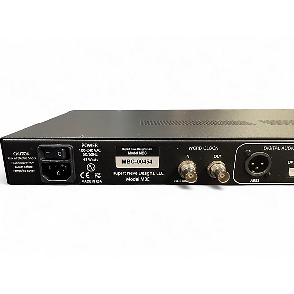 Used Rupert Neve Designs Master Buss Converter Audio Converter