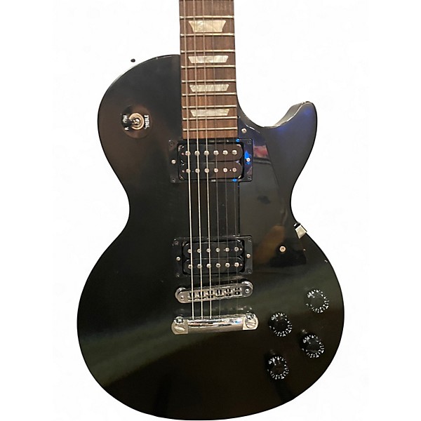 Used 2010 Gibson Les Paul Studio Faded Black Solid Body Electric Guitar