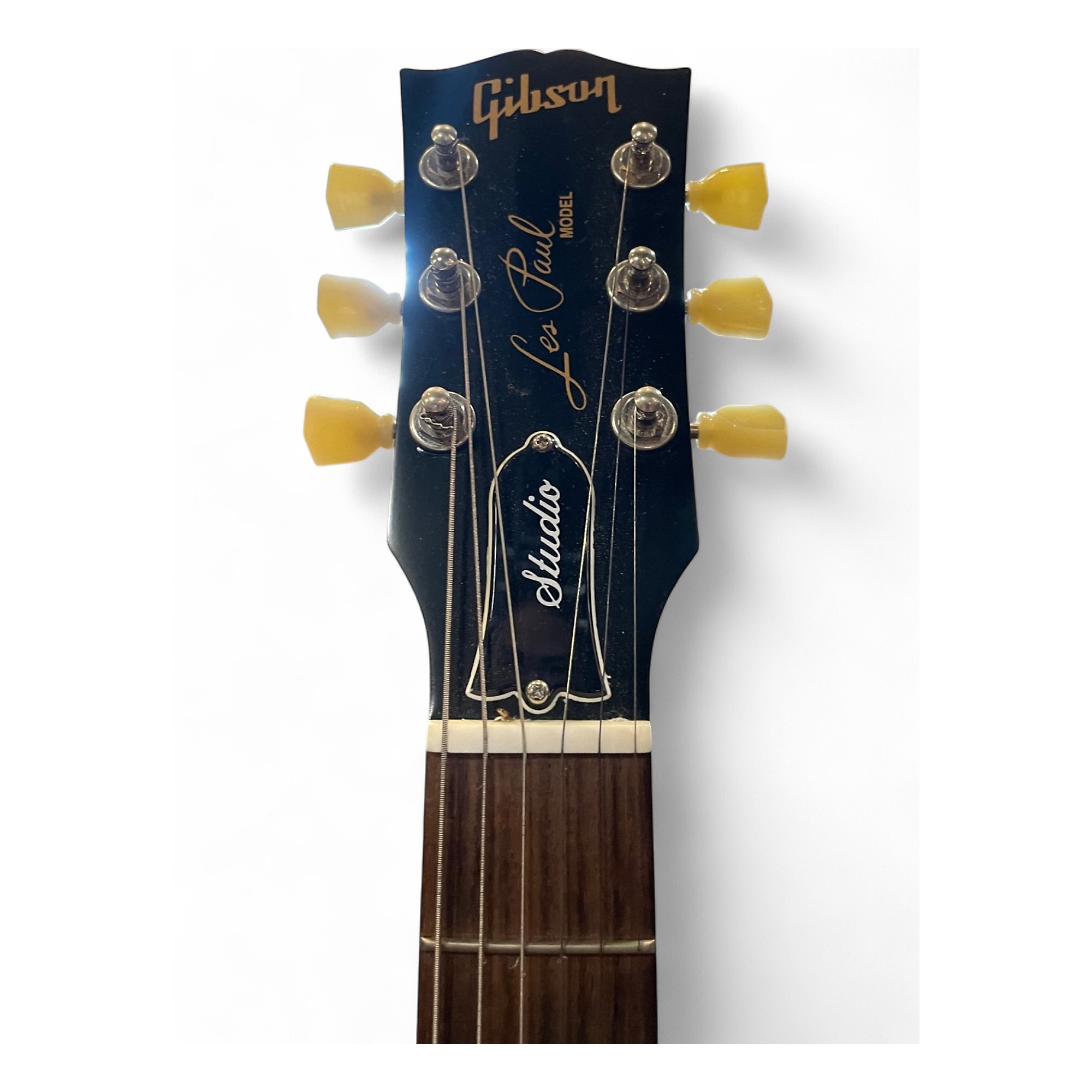 Used 2010 Gibson Les Paul Studio Faded Black Solid Body Electric