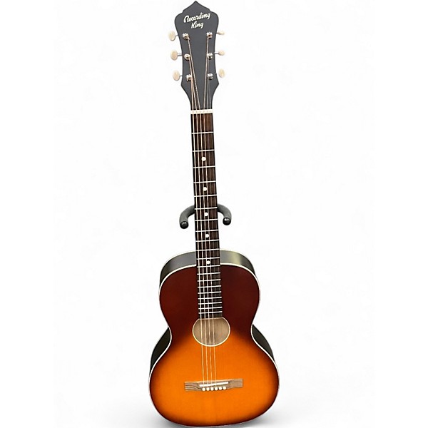Used Recording King RPS9 TS 2 Tone Sunburst Acoustic Guitar
