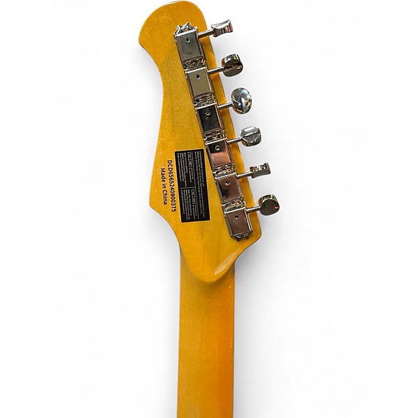 Used Donner DST-600 Orange Solid Body Electric Guitar