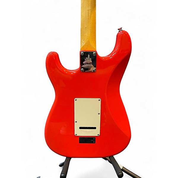 Used Donner DST-600 Orange Solid Body Electric Guitar