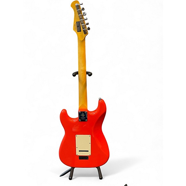 Used Donner DST-600 Orange Solid Body Electric Guitar