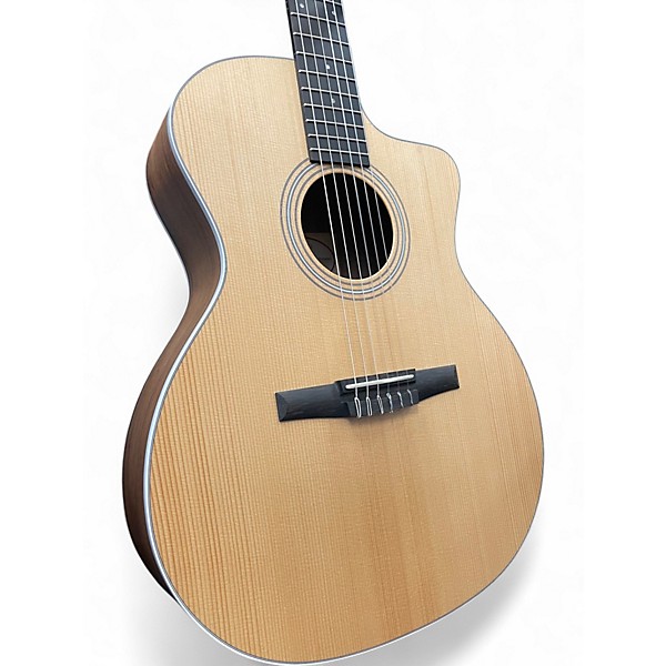 Used Taylor 214CEN Natural Classical Acoustic Electric Guitar