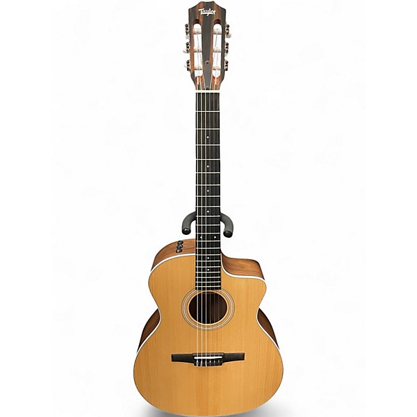 Used Taylor 214CEN Natural Classical Acoustic Electric Guitar