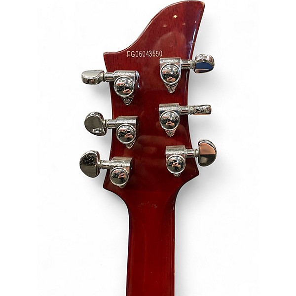 Used Fernandes Ravelle Red Solid Body Electric Guitar