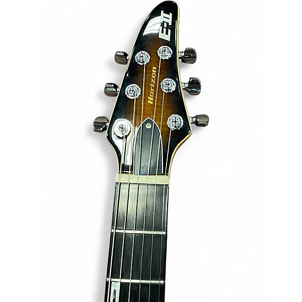 Used ESP EII HORIZON dark brown sunburst Solid Body Electric Guitar