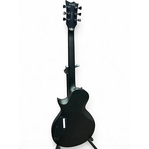 Used ESP LTD EC Black Metal Satin Black Solid Body Electric Guitar