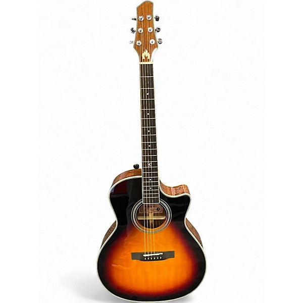 Used Jericho SOLO STOVE 2 Color Sunburst Acoustic Electric Guitar