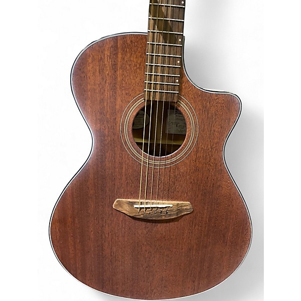 Used Breedlove Wildwood Concert Satin CE Mahogany Acoustic Electric Guitar