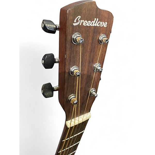 Used Breedlove Wildwood Concert Satin CE Mahogany Acoustic Electric Guitar