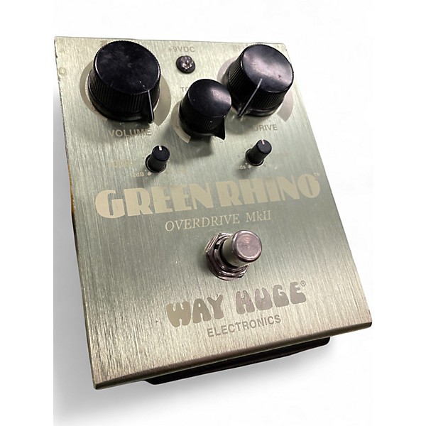 Used Way Huge Electronics WHE202 Green Rhino Overdrive Effect Pedal