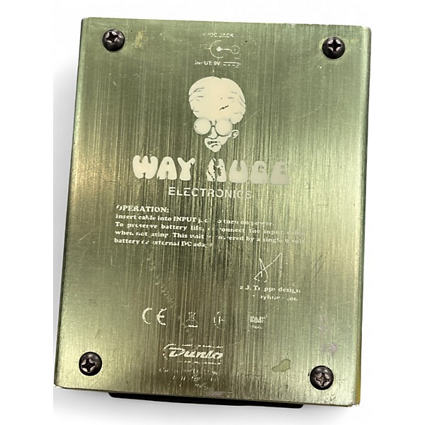 Used Way Huge Electronics WHE202 Green Rhino Overdrive Effect Pedal