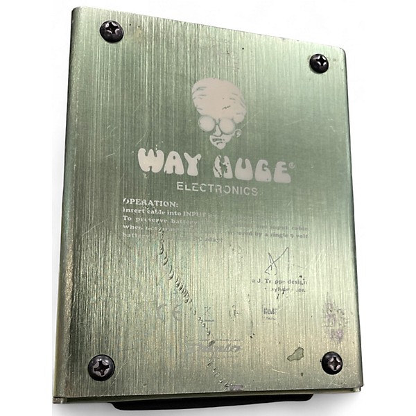 Used Way Huge Electronics WHE202 Green Rhino Overdrive Effect Pedal