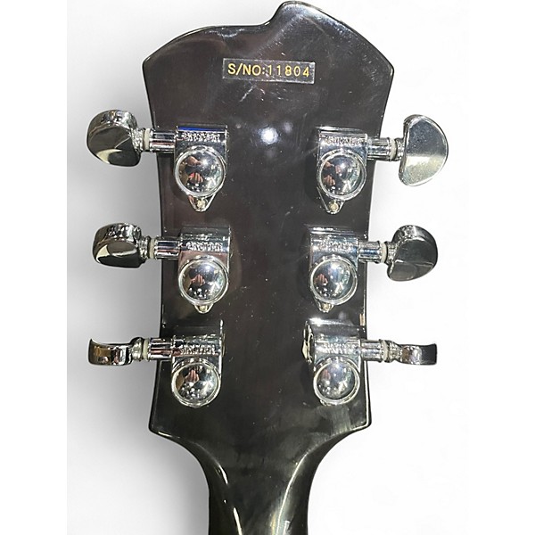 Used Agile Single Cut Black Solid Body Electric Guitar