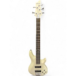 Used Schecter Guitar Research C5 DELUXE WHITE Electric Bass Guitar