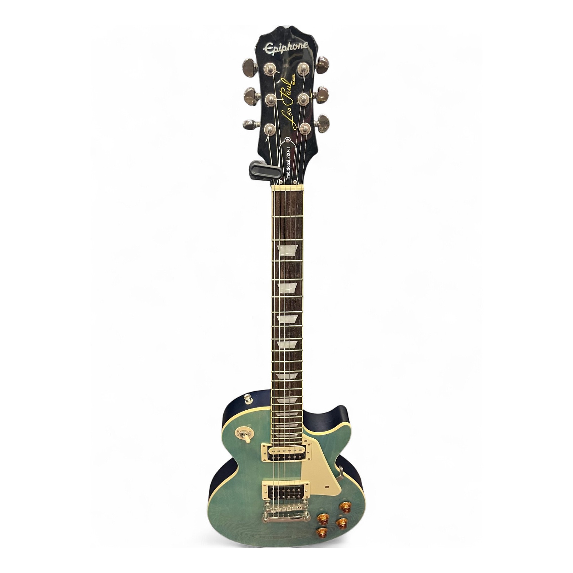 Used Epiphone Les Paul Traditional PRO II Ocean Blue Solid
