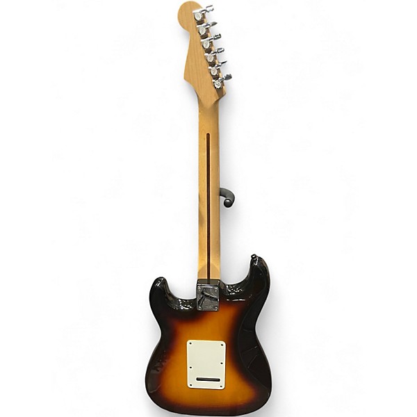 Used 2004 Fender Player Stratocaster HSS 2 Tone Sunburst Solid Body Electric Guitar