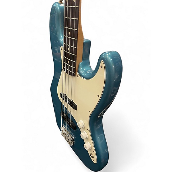 Vintage 1998 Squier STANDARD JAZZ Lake Placid Blue Electric Bass Guitar