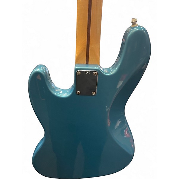 Vintage 1998 Squier STANDARD JAZZ Lake Placid Blue Electric Bass Guitar