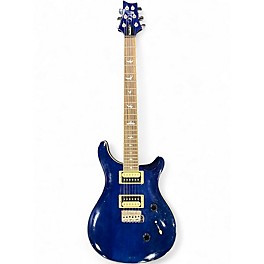 Used PRS SE Standard 24 Trans Blue Solid Body Electric Guitar