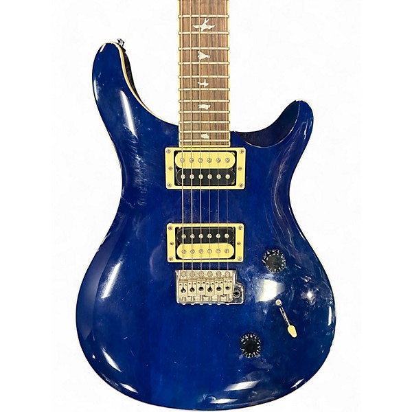 Used PRS SE Standard 24 Trans Blue Solid Body Electric Guitar