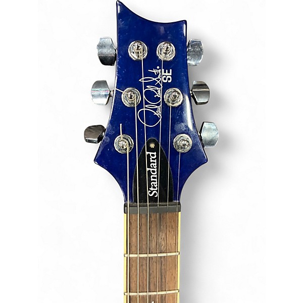 Used PRS SE Standard 24 Trans Blue Solid Body Electric Guitar