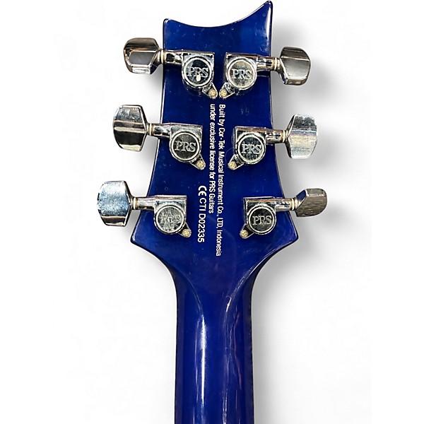 Used PRS SE Standard 24 Trans Blue Solid Body Electric Guitar