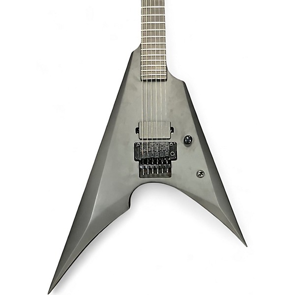 Used ESP LTD Arrow Black Metal Black Solid Body Electric Guitar