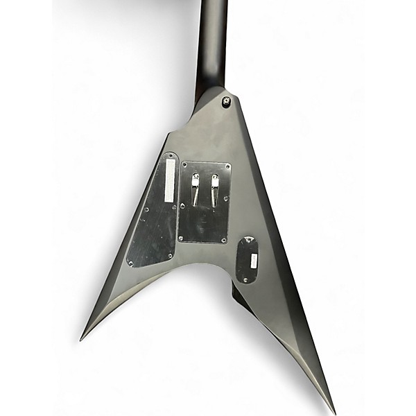 Used ESP LTD Arrow Black Metal Black Solid Body Electric Guitar