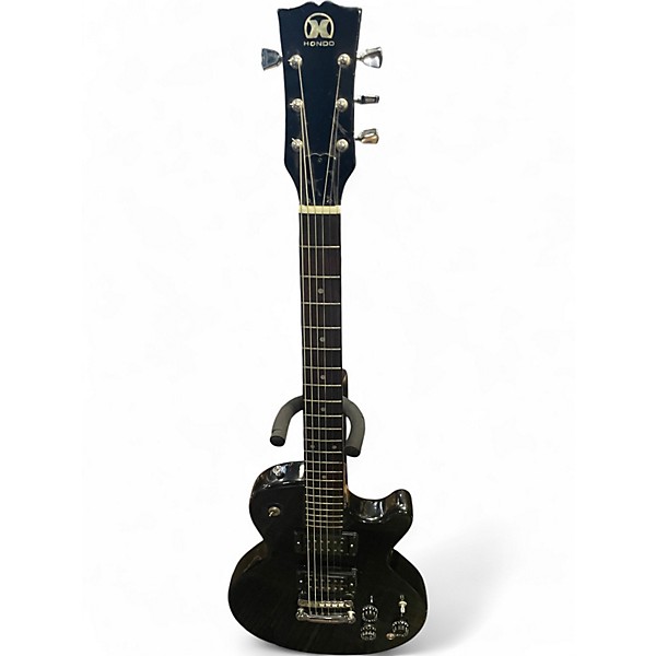 Used Hondo HD-999 Black Solid Body Electric Guitar